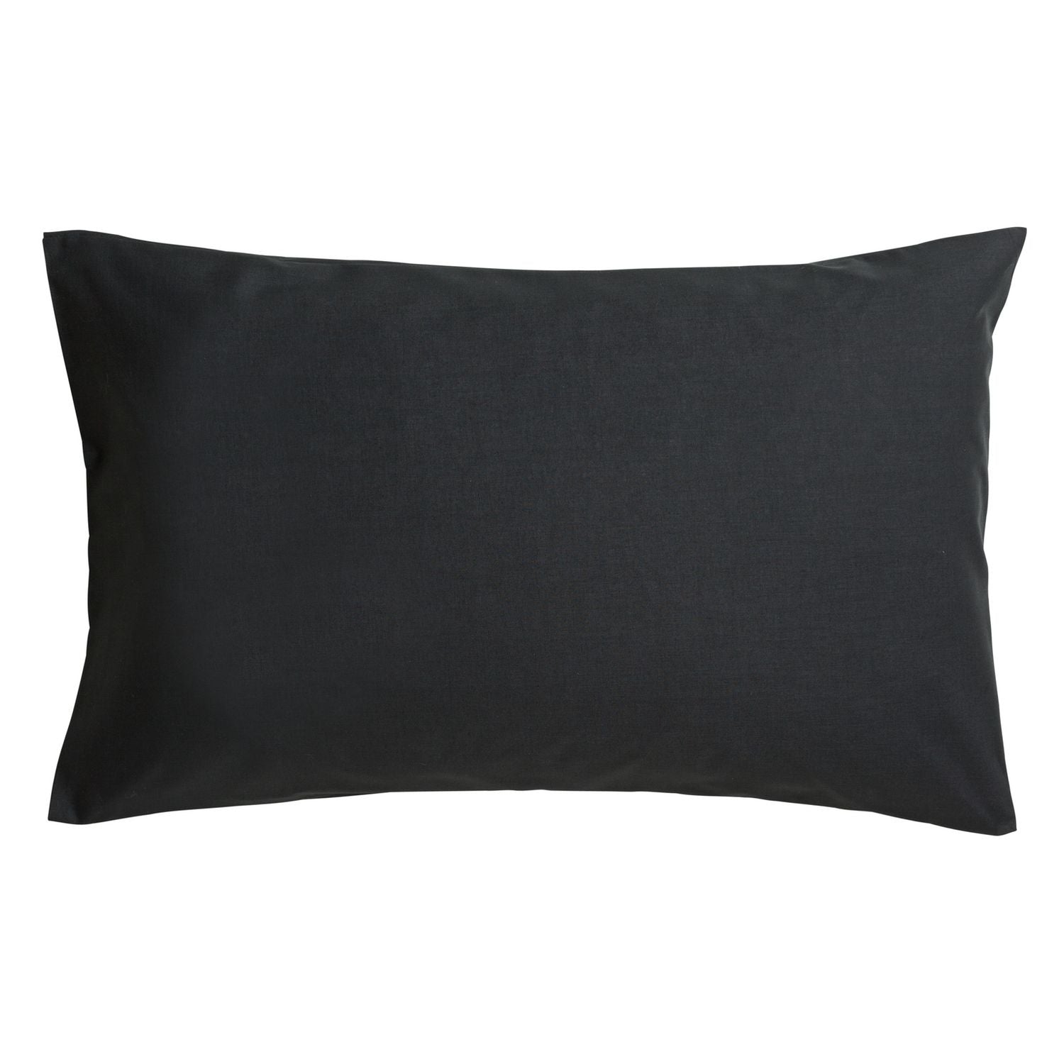 Habitat Easycare Polycotton Standard Pillowcase Pair - Black