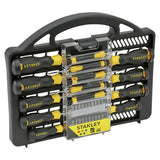 Stanley 34 piece screwdriver set with bits (British brand)