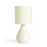 Argos Home cream ceramic table lamp, imported from the UK