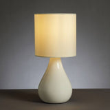 Argos Home cream ceramic table lamp, imported from the UK