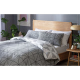 Habitat Stockholm Diamond Dash Grey Bedding Set - Double