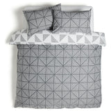 Habitat Stockholm Diamond Dash Grey Bedding Set - Kingsize