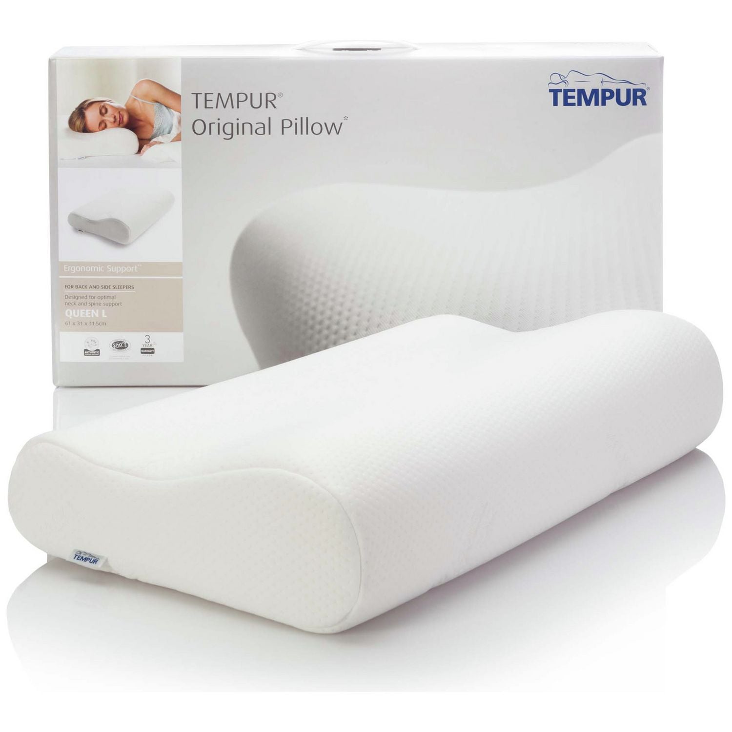 TEMPUR Original large medium firm pillow, UK version