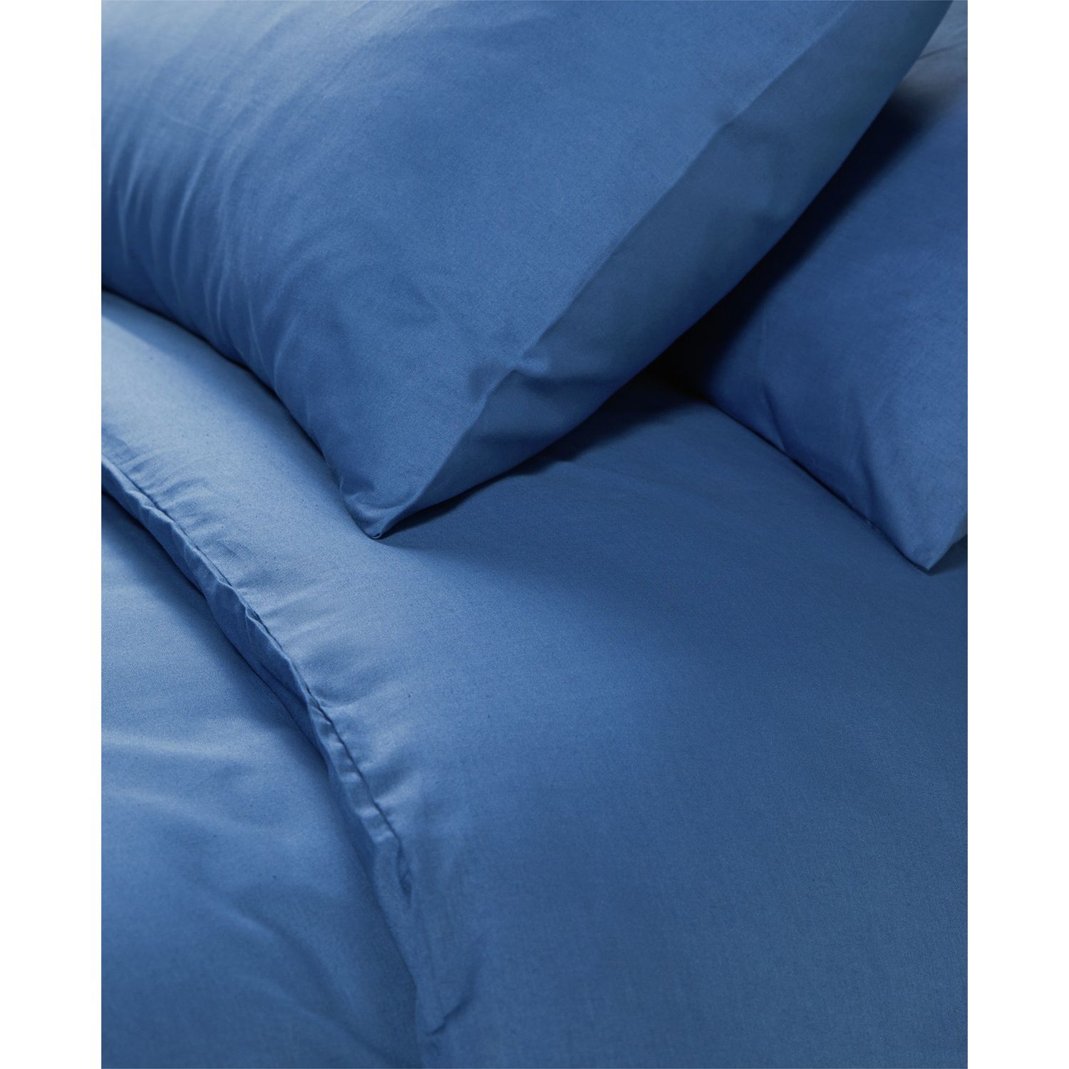 Habitat Easycare Plain Ink Blue Bedding Set - Double