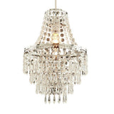 Argos Home Terri Chrome Clear Lampshade - 23cm
