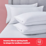 Silentnight Bounceback pillows 4 pack, imported from the UK