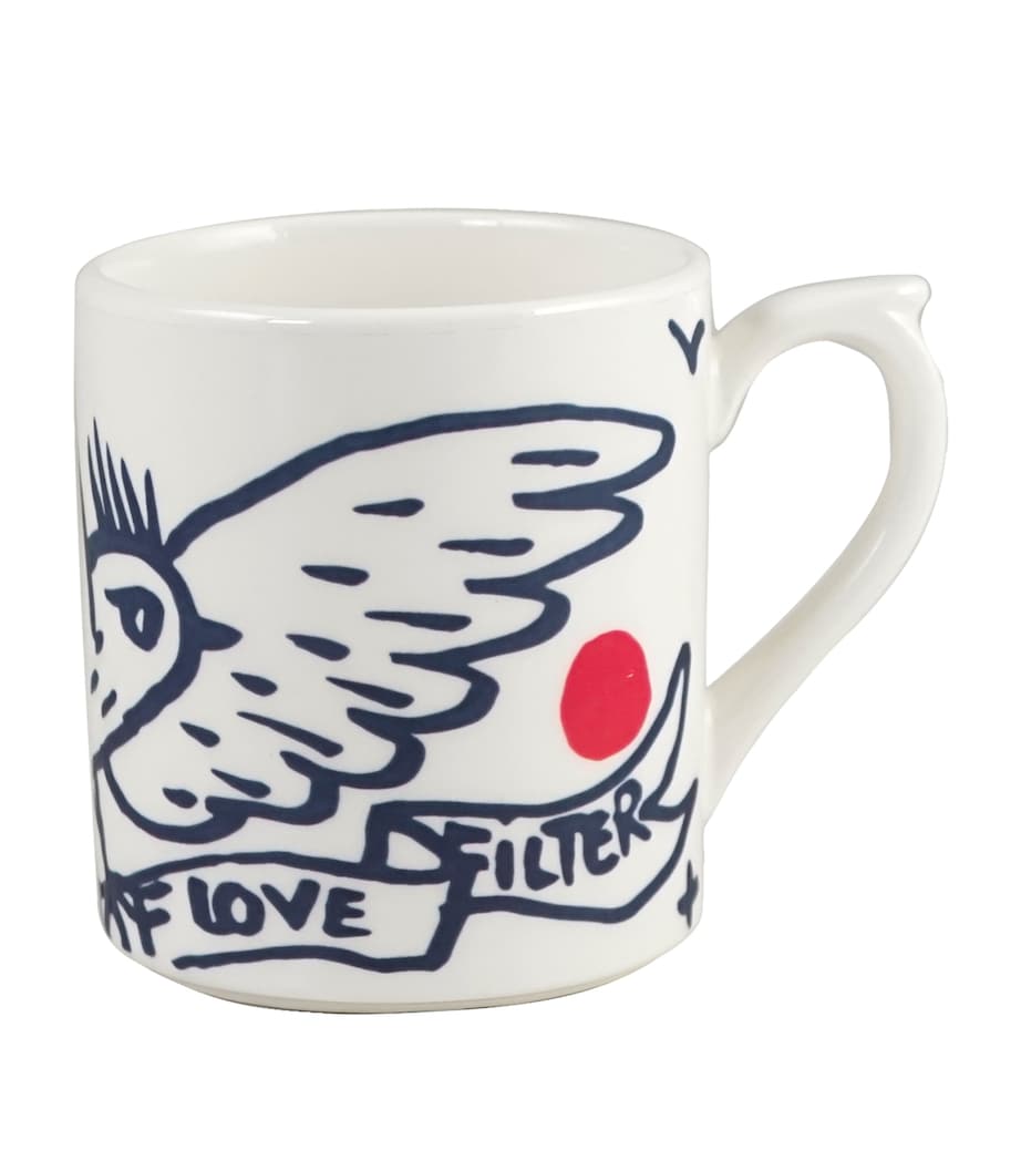 Gien L'Archipel Sentimental bird mug (British brand)