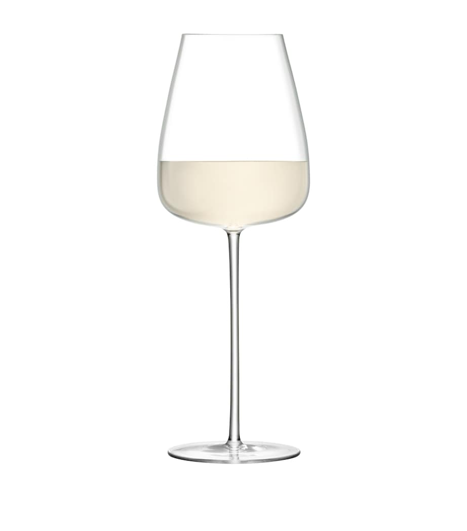 Set of 2 Handmade White Wine Goblets 690ml