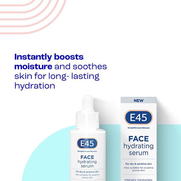 E45 Hydrating Facial Serum For Dry & Sensitive Skin 30Ml GOODS Superdrug   