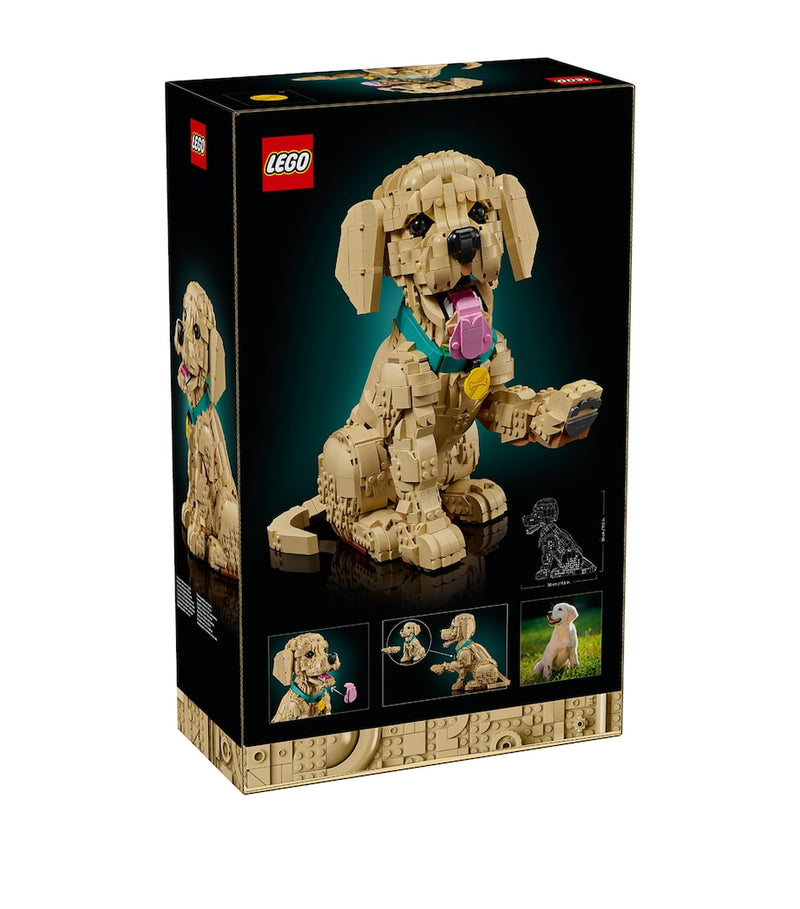 LEGO Icons Golden Retriever Puppy building set 2102 pieces, UK version