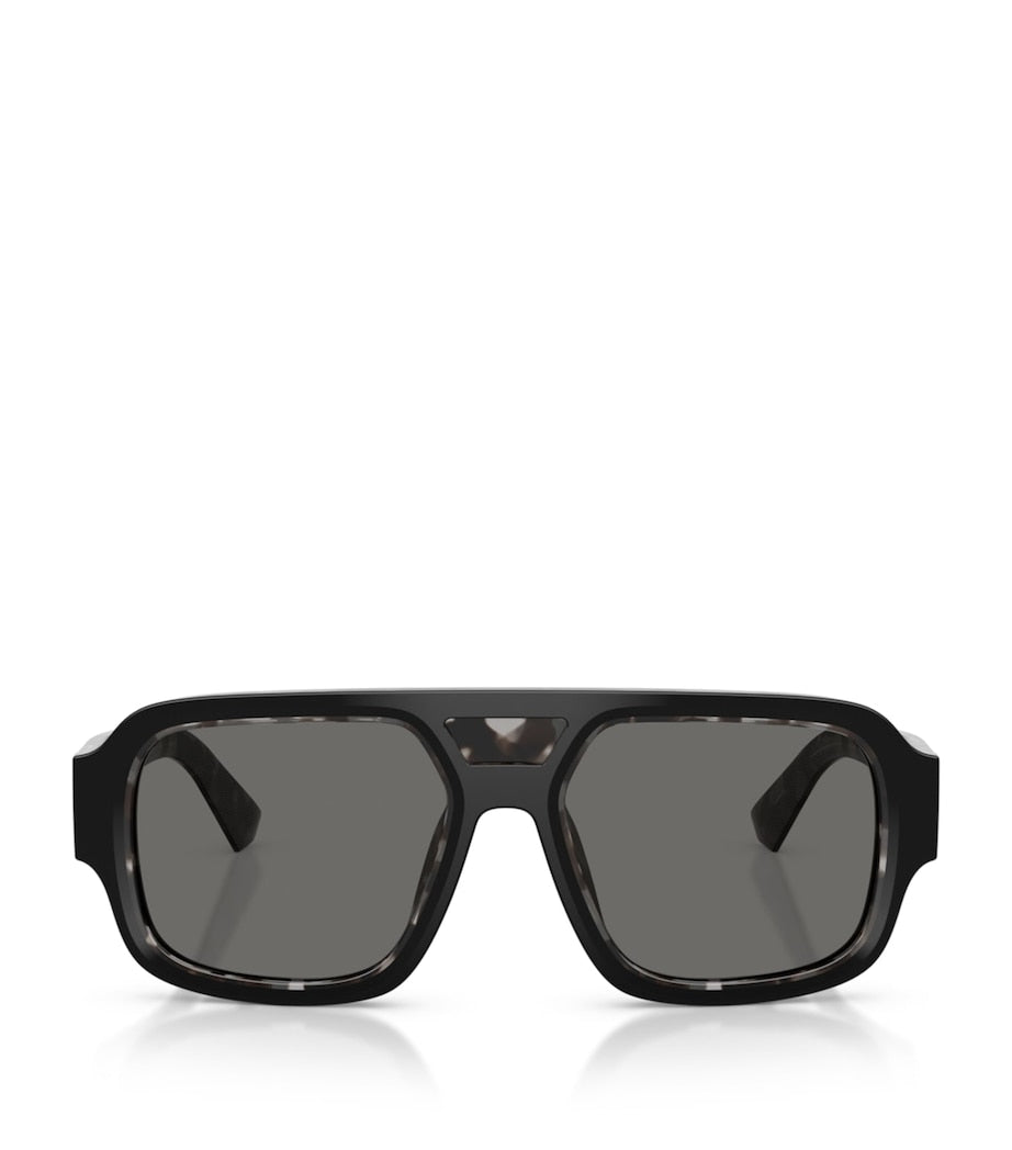 Dolce&Gabbana pilot sunglasses oversized acetate - British product