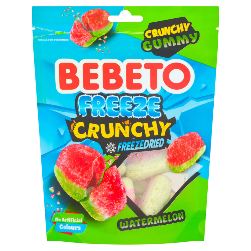 Bebeto Freeze Crunchy freeze dried watermelon sweets 35g, imported from the UK