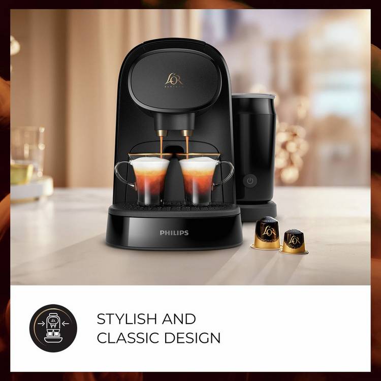 Philips L'OR Barista black pod coffee machine - British product
