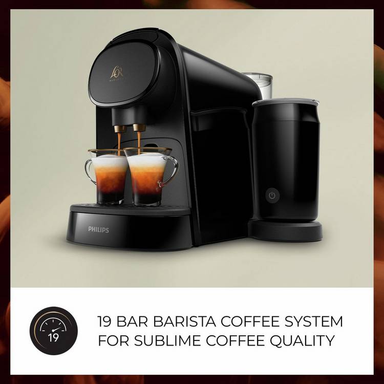 Philips L'OR Barista black pod coffee machine - British product