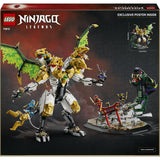 LEGO NINJAGO Ultra Dragon Battle building set with 4-headed dragon, UK version
