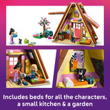 LEGO Friends glamping cabin toy 295 pieces (British brand)