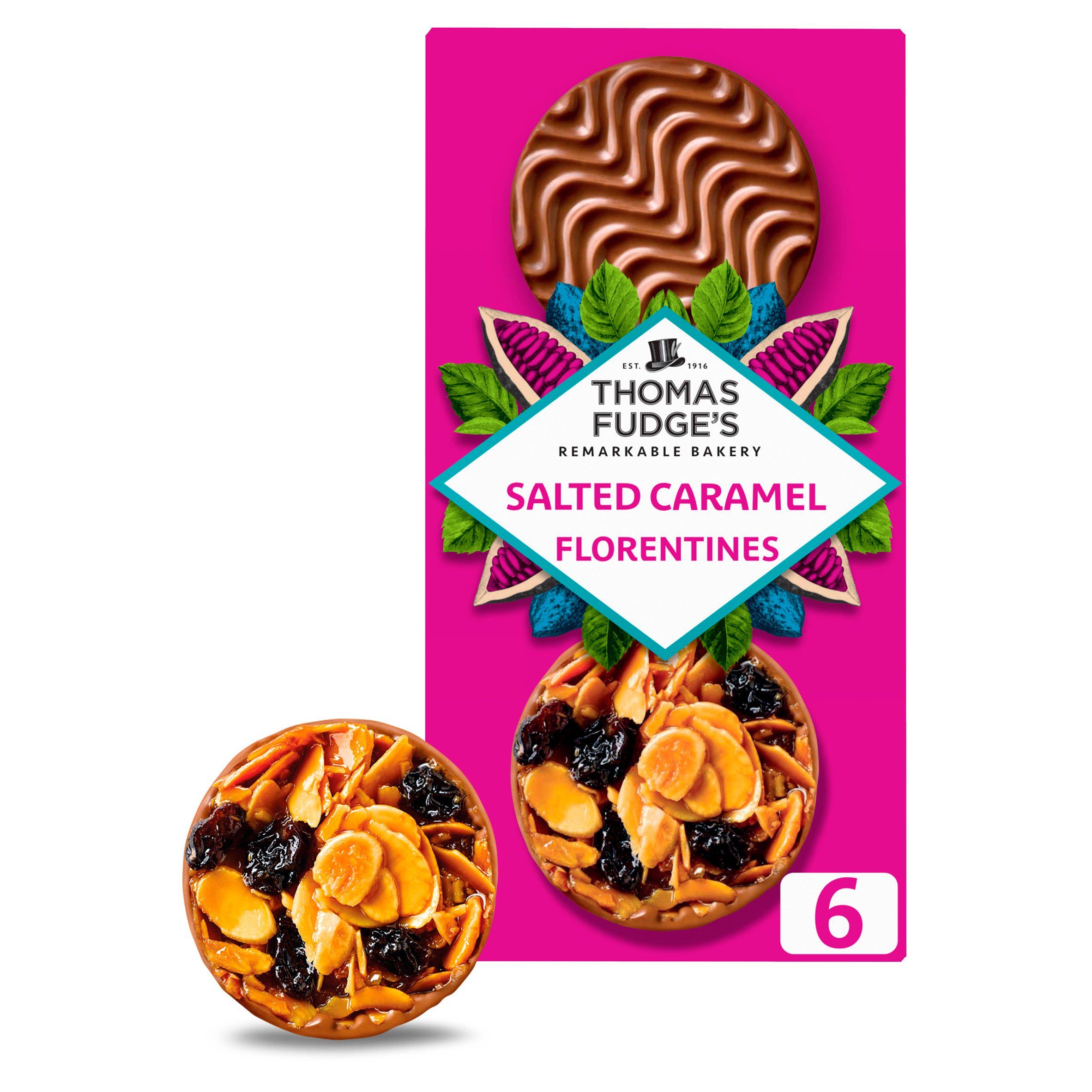 Thomas Fudge's Salted Caramel Florentines GOODS Sainsburys   