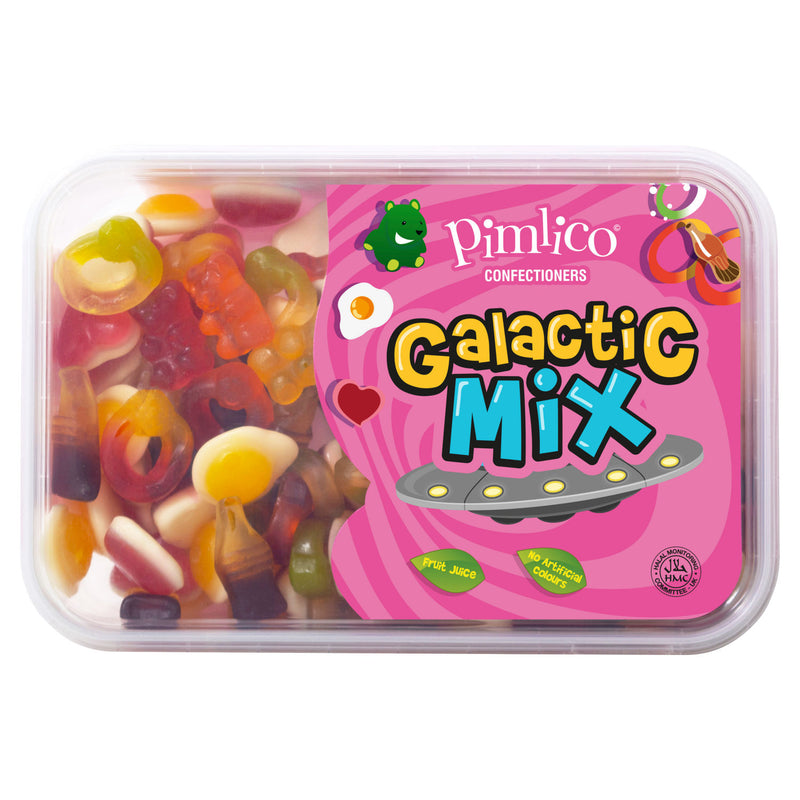 Pimlico Confectioners Galactic Mix gummy sweets 450g, UK version