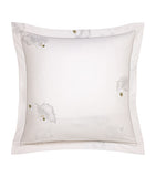 Yves Delorme square pillowcase in floral print, 65cm x 65cm (British brand)