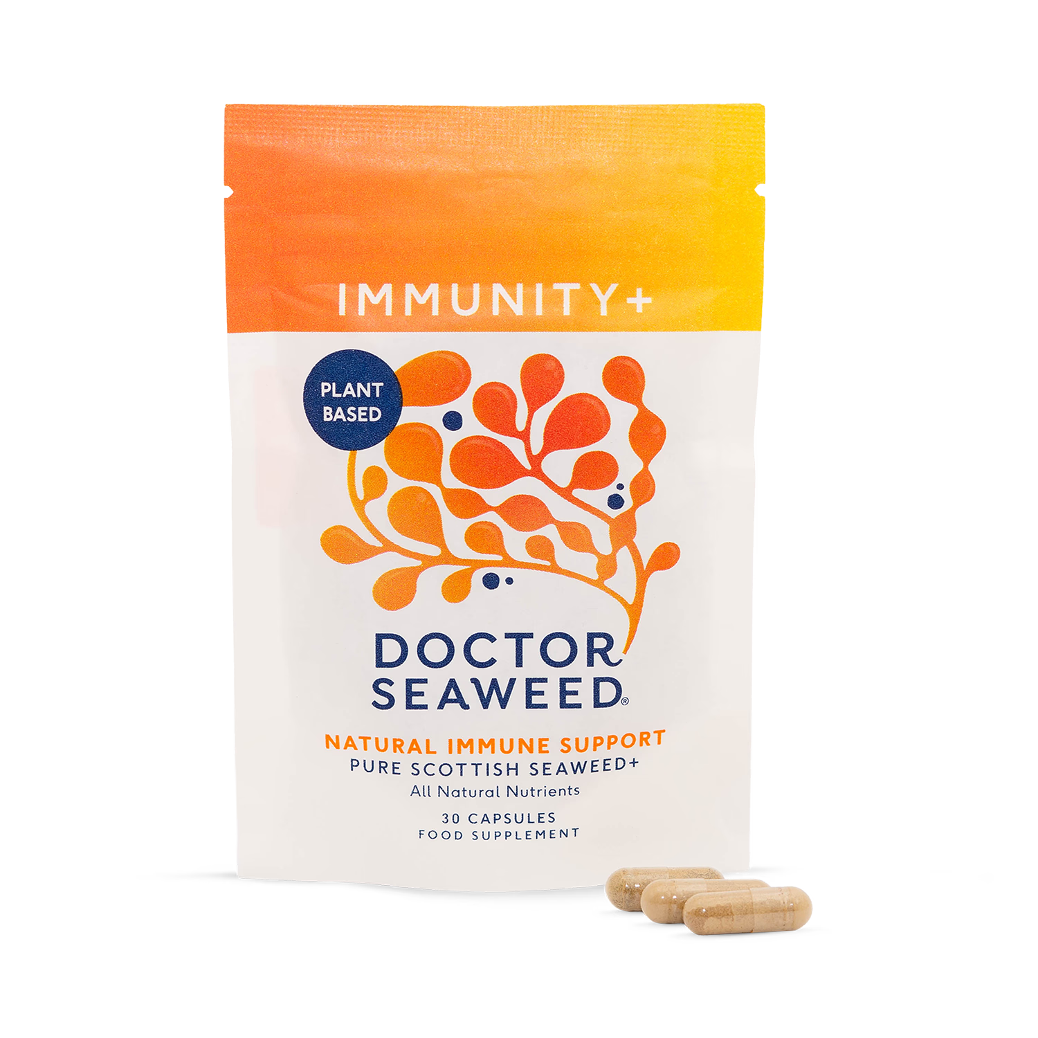 Doctor Seaweed's Immunity+ supplement 30 capsules (British brand)
