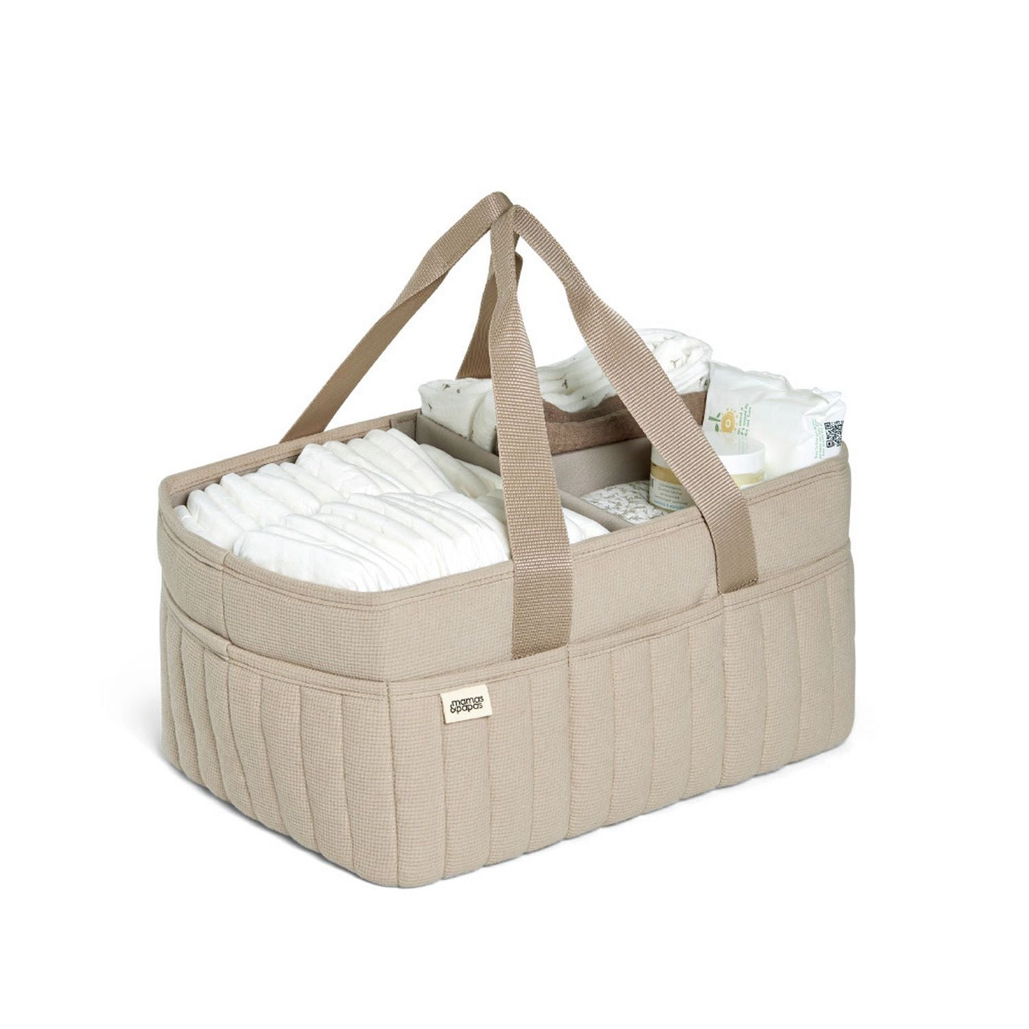 Mamas & Papas caddy changing bag cashmere waffle, imported from the UK