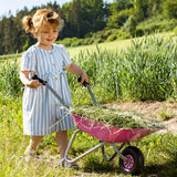 Rolly children's pink metal wheelbarrow, UK version