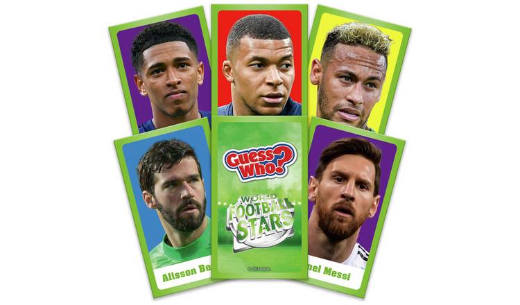 World Football Stars Guess Who Tabletop Game