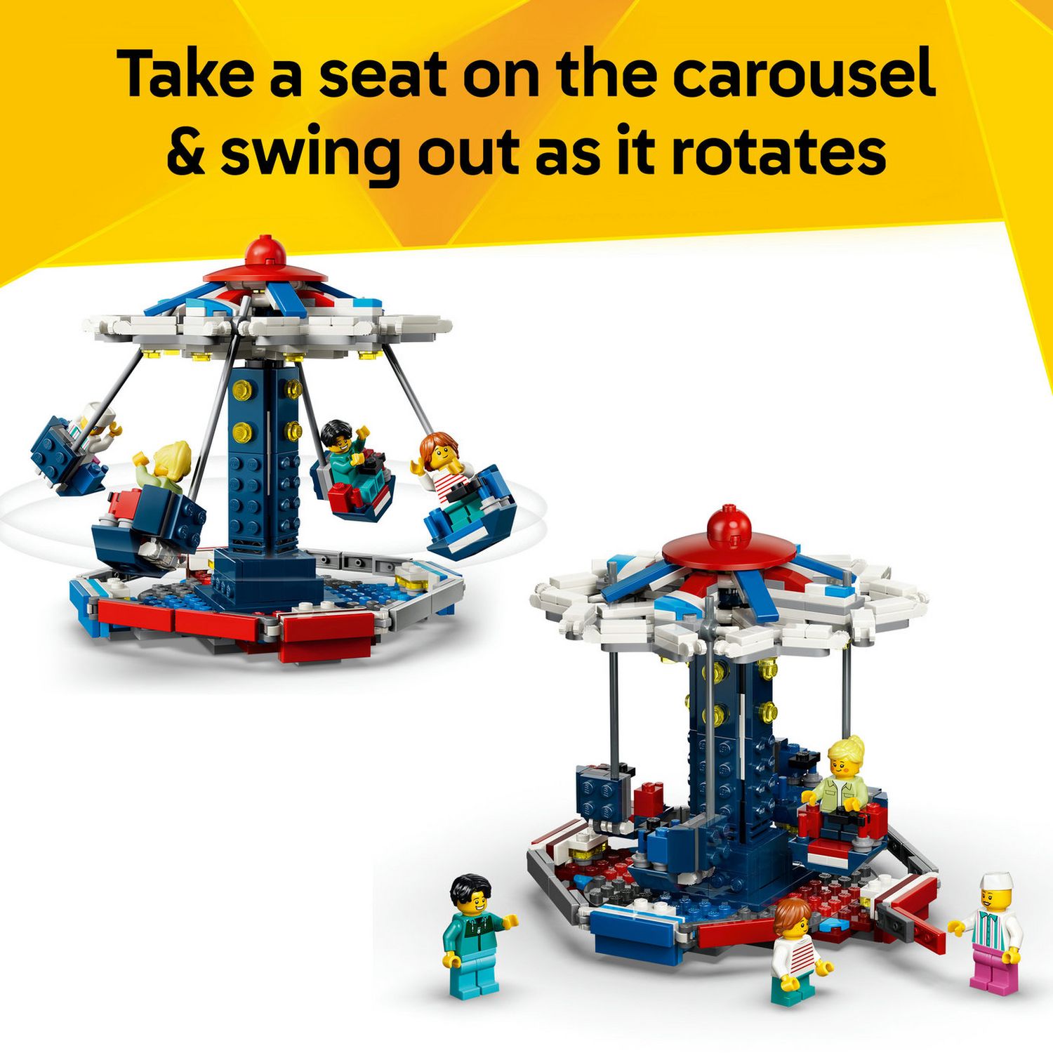 LEGO Creator 3 in 1 Ferris Wheel building toy 916 pieces, imported from the UK