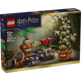 LEGO Harry Potter Herbology plants model kit box, UK version