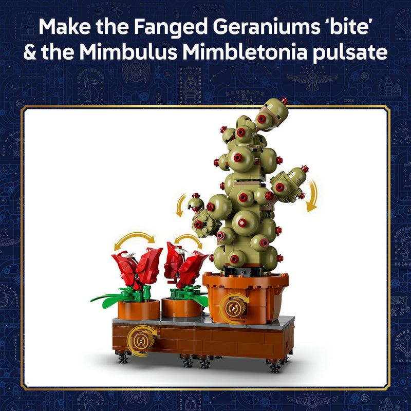 LEGO Harry Potter Herbology plants model kit box, UK version