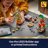 LEGO Harry Potter Herbology plants model kit box, UK version