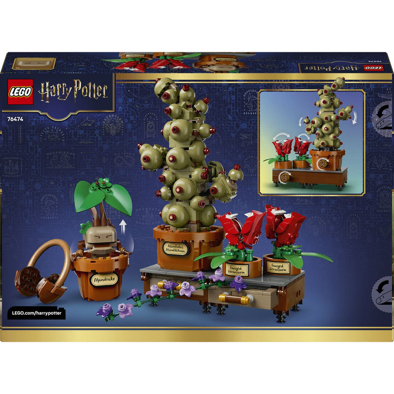 LEGO Harry Potter Herbology plants model kit box, UK version