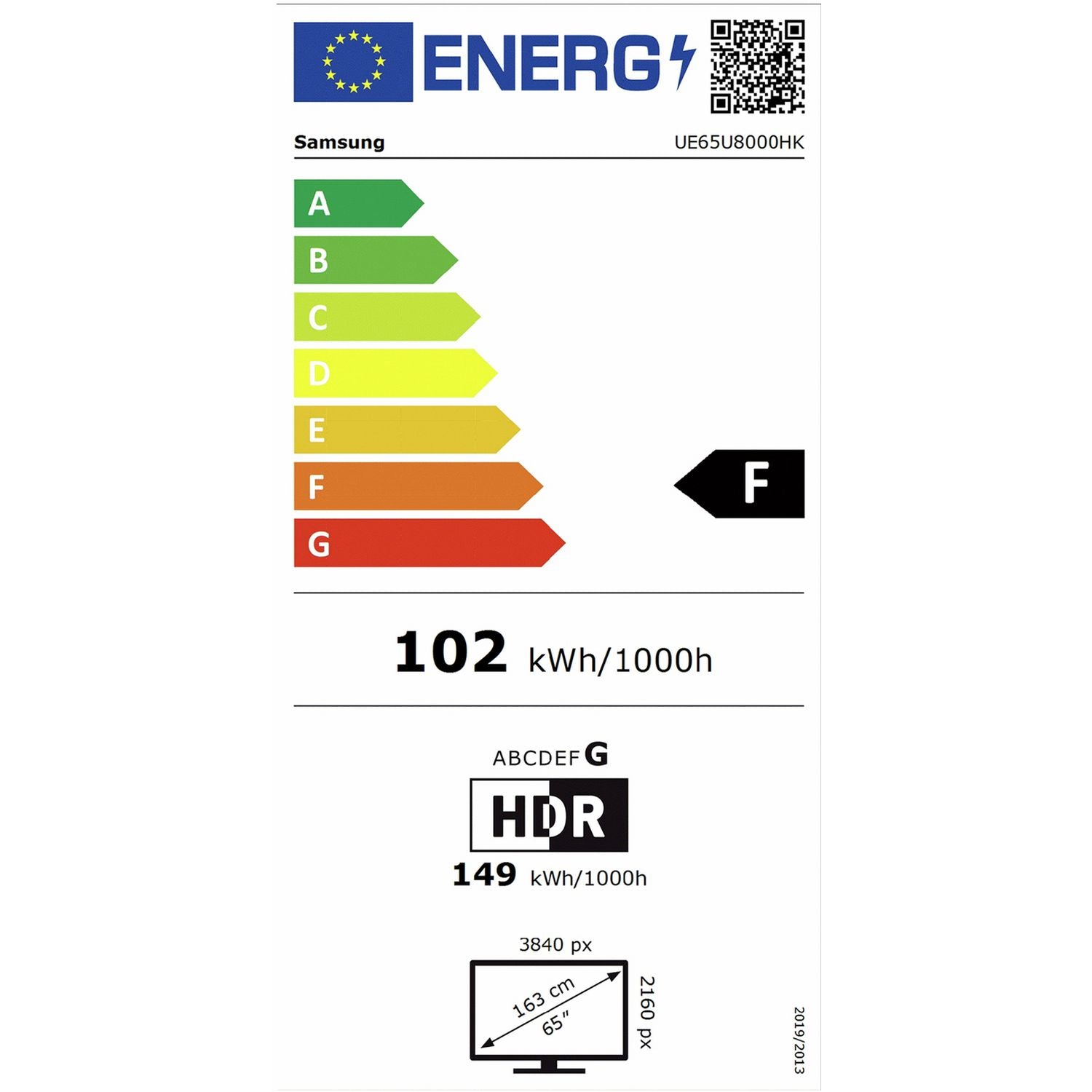 Samsung 65 inch Crystal UHD Smart TV 4K HDR - British product