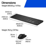 HP 490C wireless keyboard and mouse combo black - British product