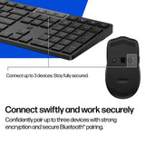 HP 490C wireless keyboard and mouse combo black - British product