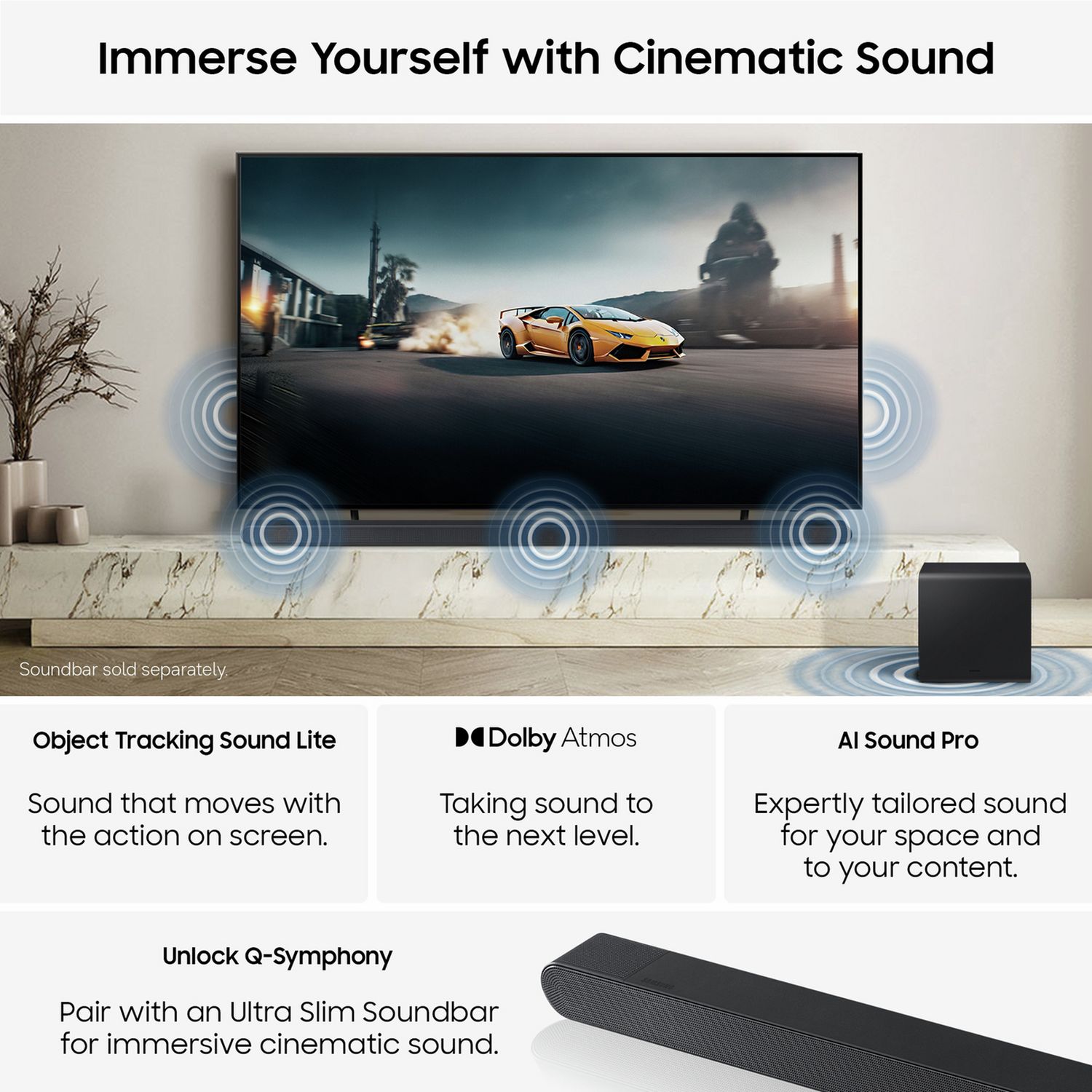 Samsung 65 inch OLED 4K HDR TV - British product