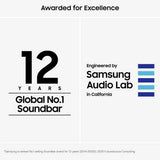 Samsung HW Q600H XU 3.1ch soundbar with wireless subwoofer, imported from the UK