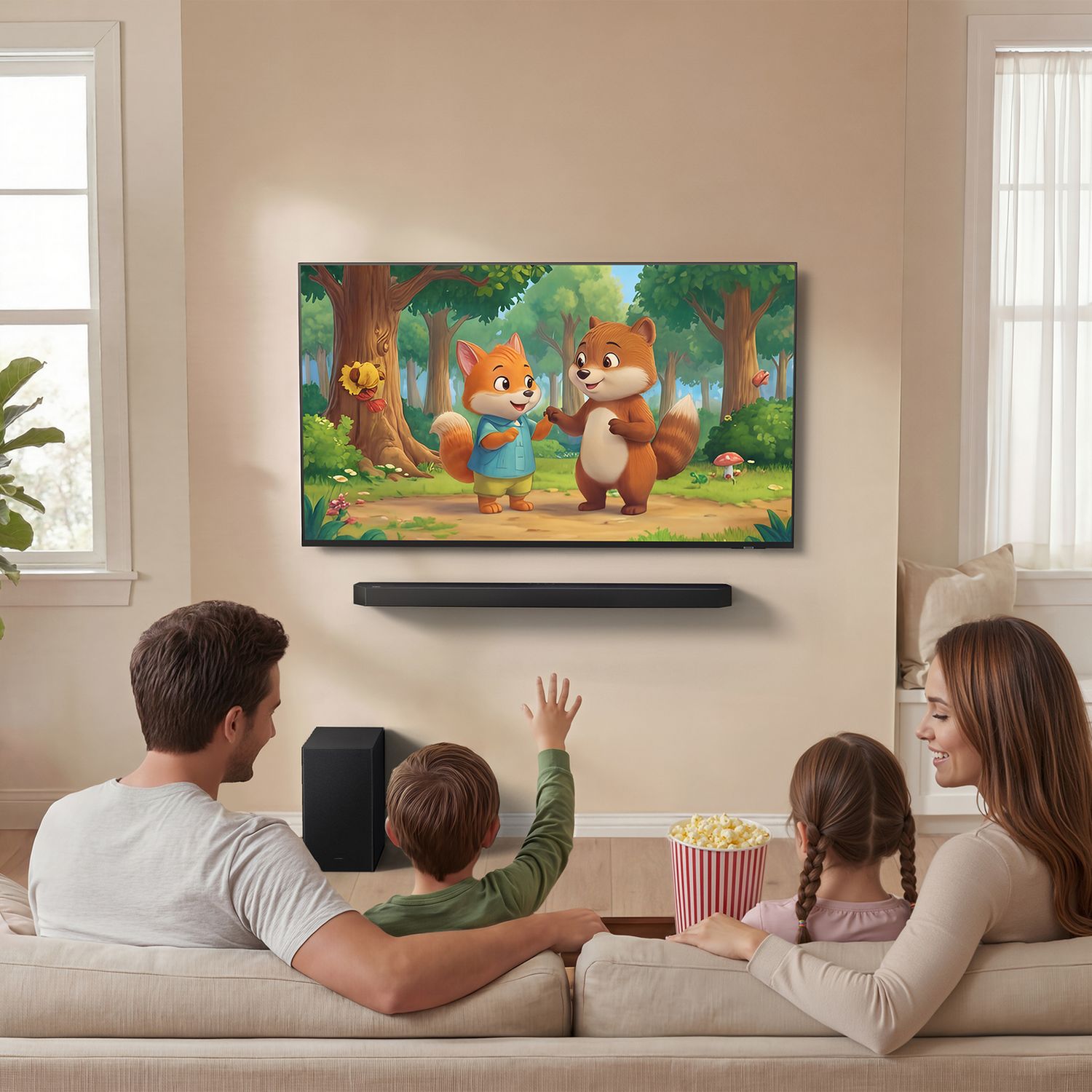 Samsung HW Q600H XU 3.1ch soundbar with wireless subwoofer, imported from the UK