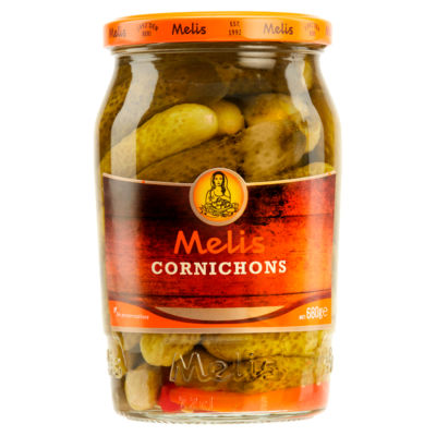 Melis Cornichons eingelegte Cornichons 680g
