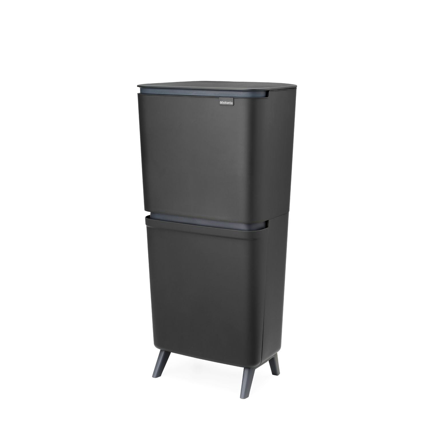 Brabantia recycle bin dark grey 25+10+10 litre, UK version
