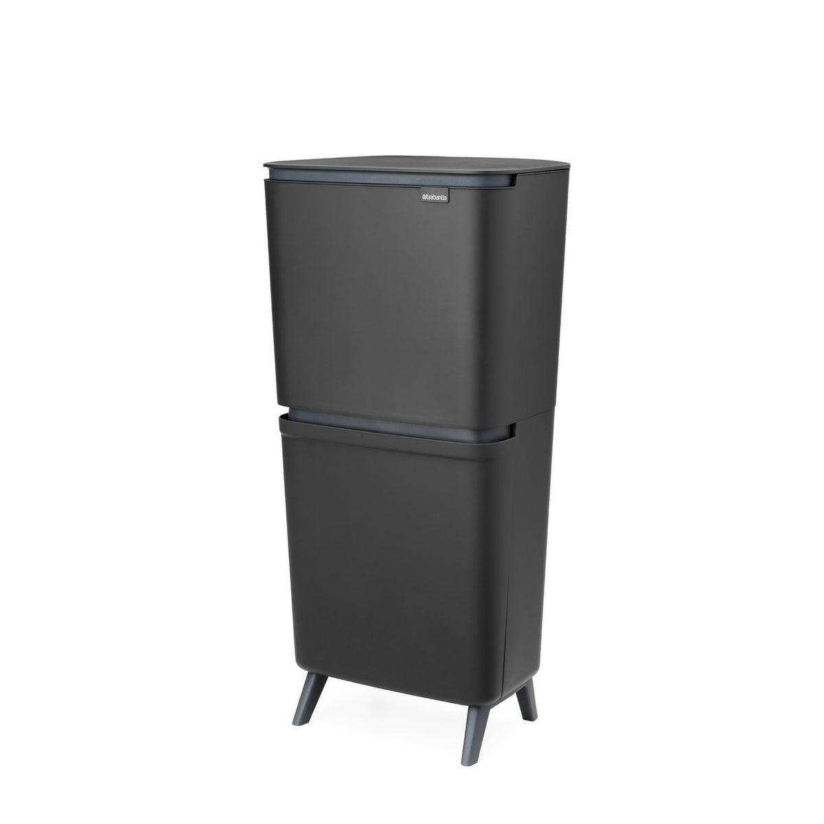 Brabantia recycle bin dark grey 25+10+10 litre, UK version