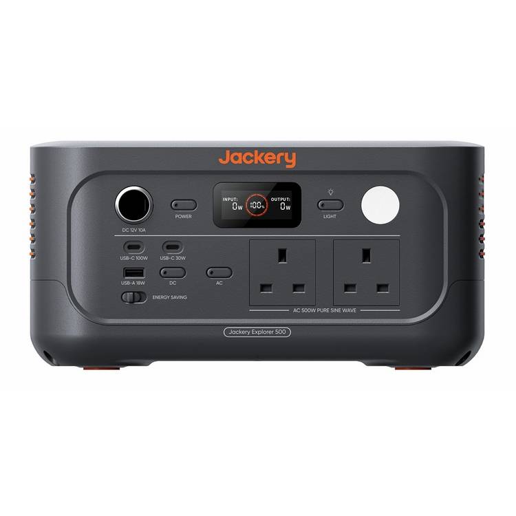 Jackery Explorer E500 V2 portable power station 512Wh (British brand)