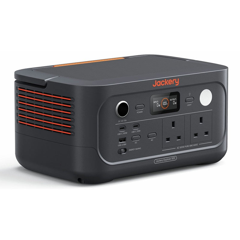 Jackery Explorer E500 V2 portable power station 512Wh (British brand)