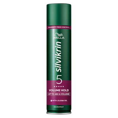 Wella Silvikrin Volume Hold hairspray 400ml (British brand)