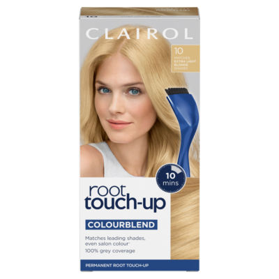 ASDA Clairol Root Touch Up Permanent Hair Dye 10 Extra Light Blonde- Buy online at McGrocer
