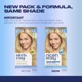 Clairol Nice'n Easy Ultra Light Ash Blonde Hair Dye - British product