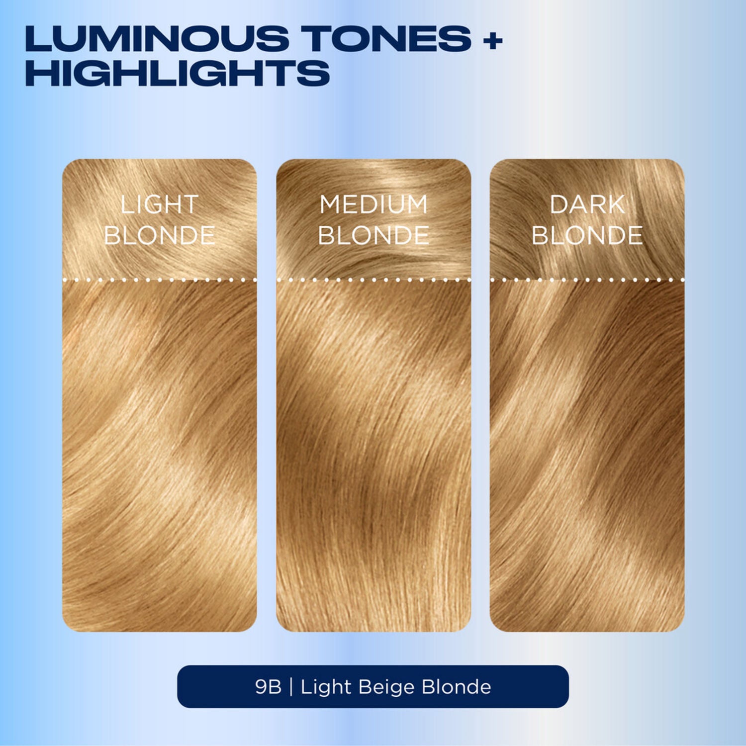 Clairol hair dye 9B Light Beige Blonde - British product