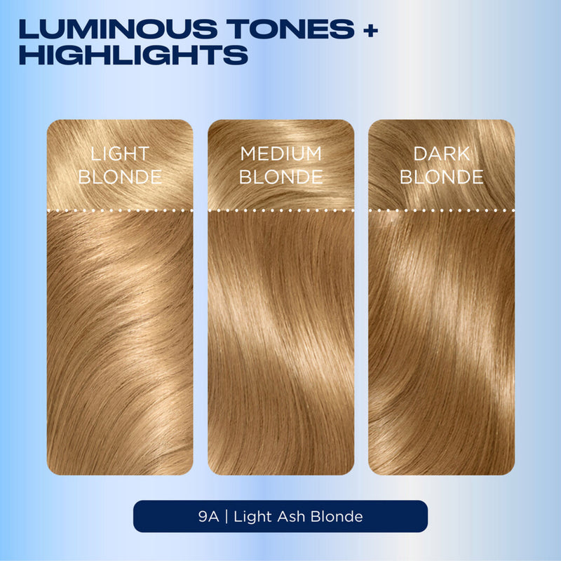 Clairol Nice'n Easy hair dye 9A Light Ash Blonde - British product