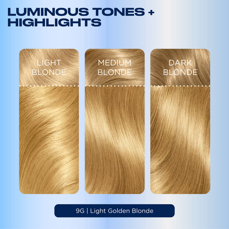 Clairol Nice'n Easy Hair Dye 9G Light Golden Blonde - British product