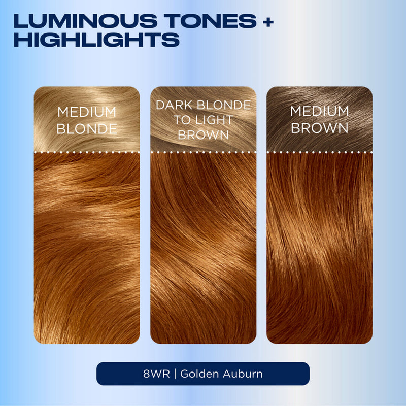 Clairol Permanent Hair Dye 8WR Golden Auburn - British product